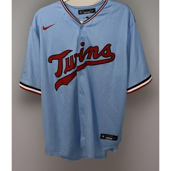 Minnesota Twins Josh Donaldson #20 Jersey Men's XL‎ Nike MLB Throwback Blue EUC! - Picture 9 of 14